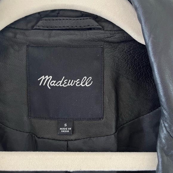Madewell leather moto jacket - Picture 2 of 5
